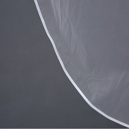 Boutique veil wedding dress accessories bride wedding dress double ribbon edging folding new veil factory direct sales