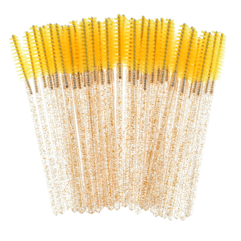 Factory wholesale solid rod Crystal eyelash brush beauty nose disposable solid rod Crystal eyelash brush