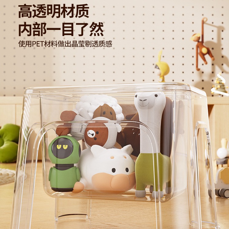 Simple Style Children's Stool Room Bathroom Office Dormitory Large Capacity Storage Stool Sitting Storage Low Stool