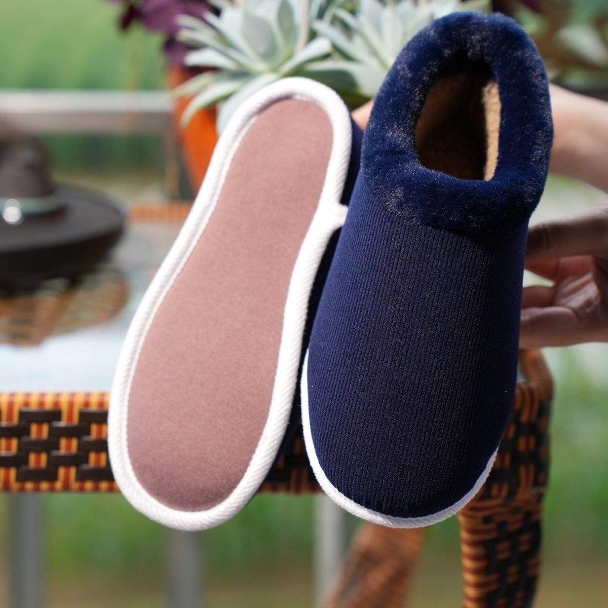 Handmade Semi-Finished Cotton Shoes, Upper for Men and Women, Warm Shoes for All Seasons, Middle-Aged and Elderly Fleece-Lined Shoes for the Elderly, Home and Others