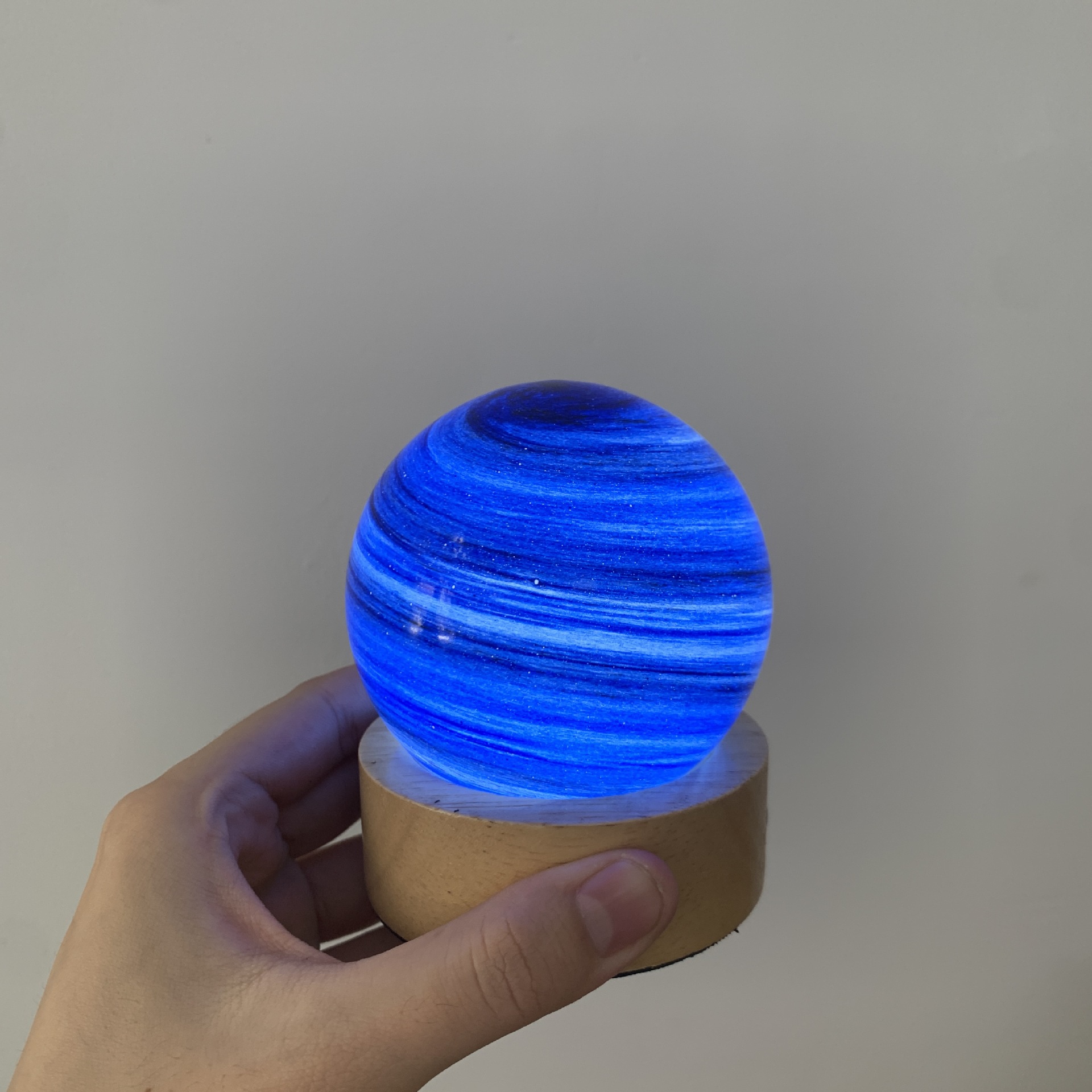 Индивидуальные аксессуары из стекла синий черный Wandering Earth, ручная работа, осветительные аксессуары, завод-изготовитель