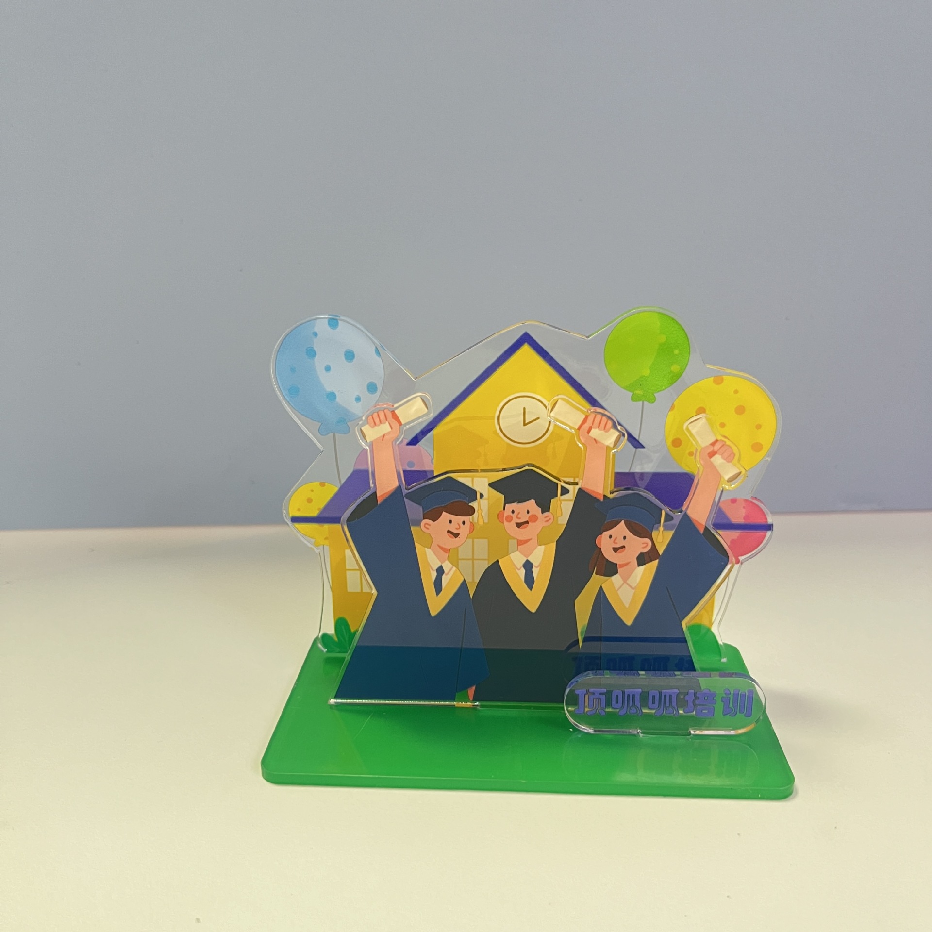 Custom Acrylic Standees with Multiple Slots for Celebrity Anime Merchandise, Company Ip Images, and Desktop Decorations