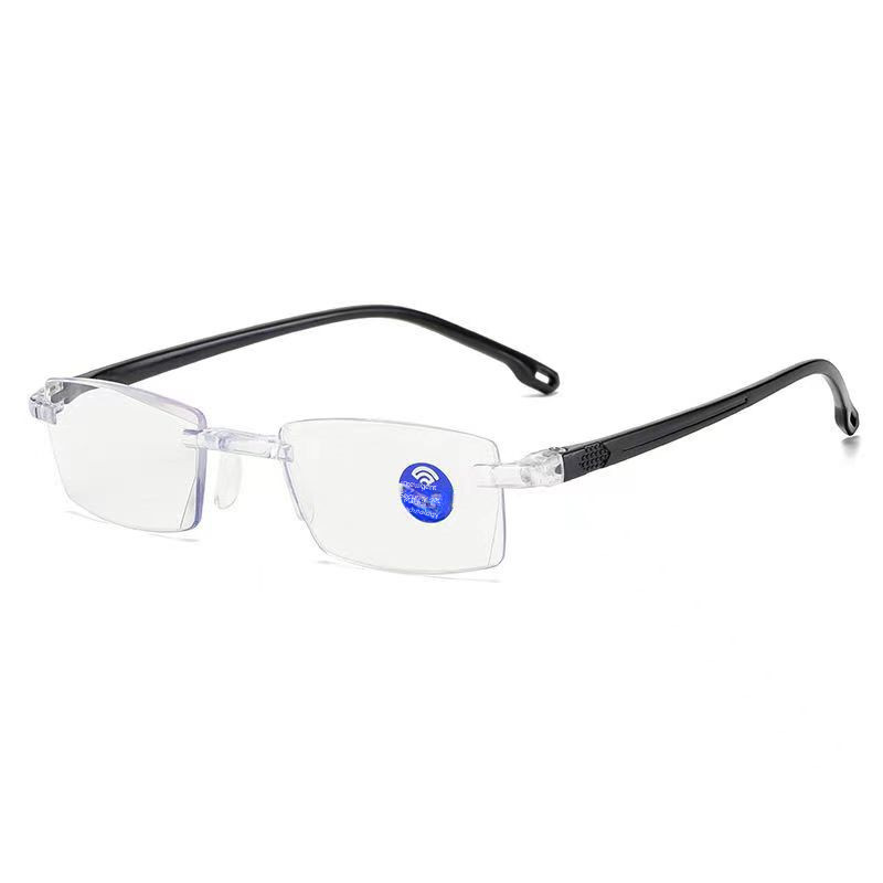 Reading Glasses Manufacturer Dropshipping Ultra-Clear Smart Zoom Dual-Light Far and Near Dual-Use Edge-Cut Anti-Blue Light Reading Glasses