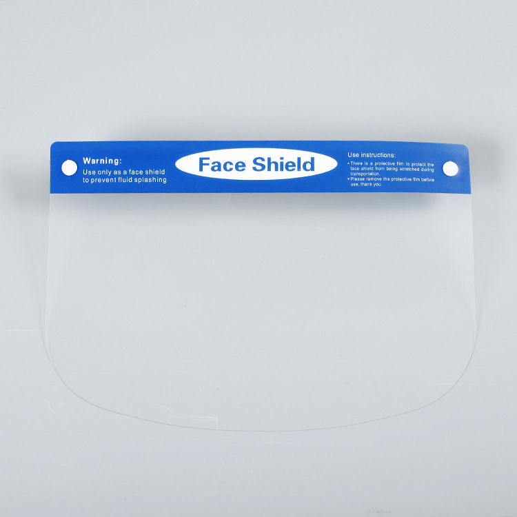 Factory Ready-Made Medical Face Shield Anti-Liquid Splash Head-Mounted High-Definition Pet Double-Sided Anti-Fog Transparent Mask