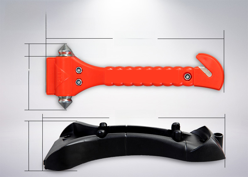 Car two-in-one safety hammer car life-saving tool emergency hammer fire escape hammer car window breaker cutter