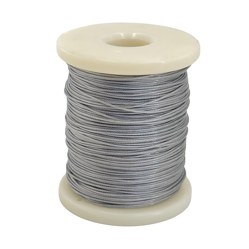 Processing and Customizing Steel Wire Stainless Steel Plastic-Coated Steel Wire Rope Jewelry Wire Factory Direct Sales Can Be Customized