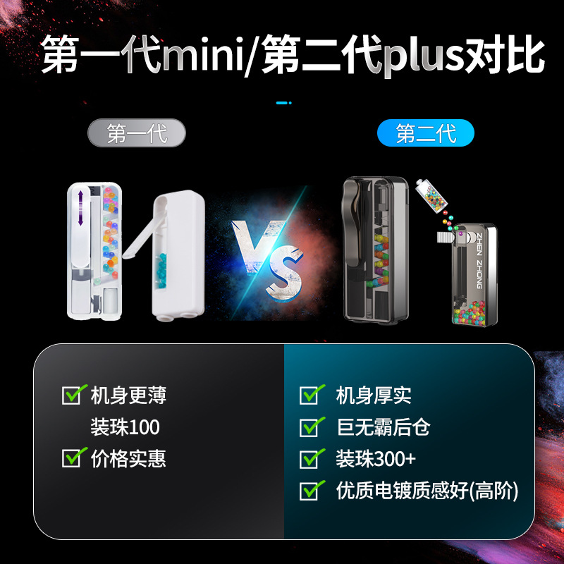 Zhenzhong plus bead blasting case large capacity mint bead blasting installation machine DIY bead blasting smoke artifact bead pushing machine