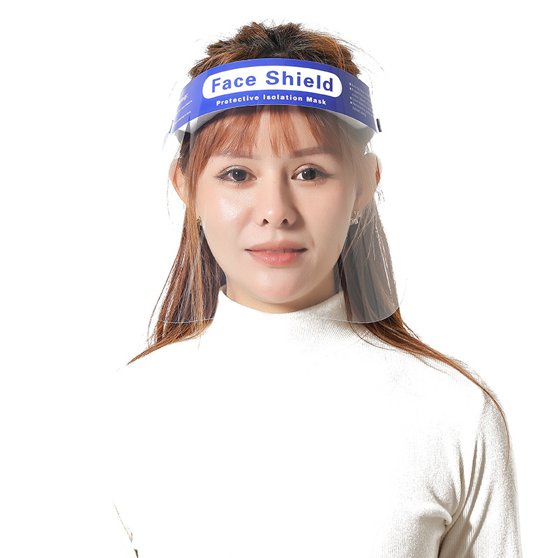 Protective Face Shield Sponge English Mask Anti-Droplet Anti-Oil Fume Anti-Fog Protective Mask Factory Direct Sale