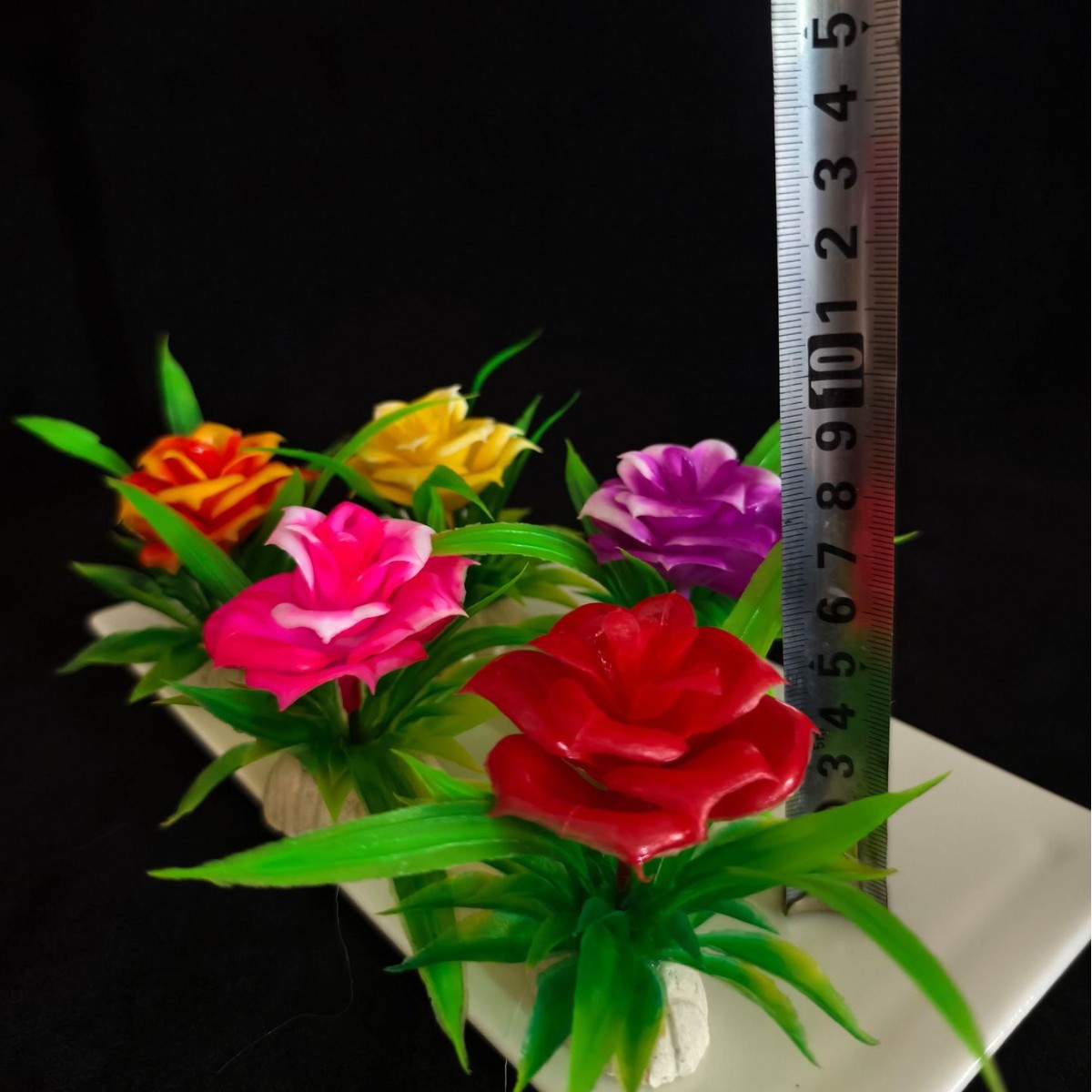 Hotel Decorative Plate Flowers New Plate Head Rim Ornaments Hotel Plate Decoration Flowers and Plants