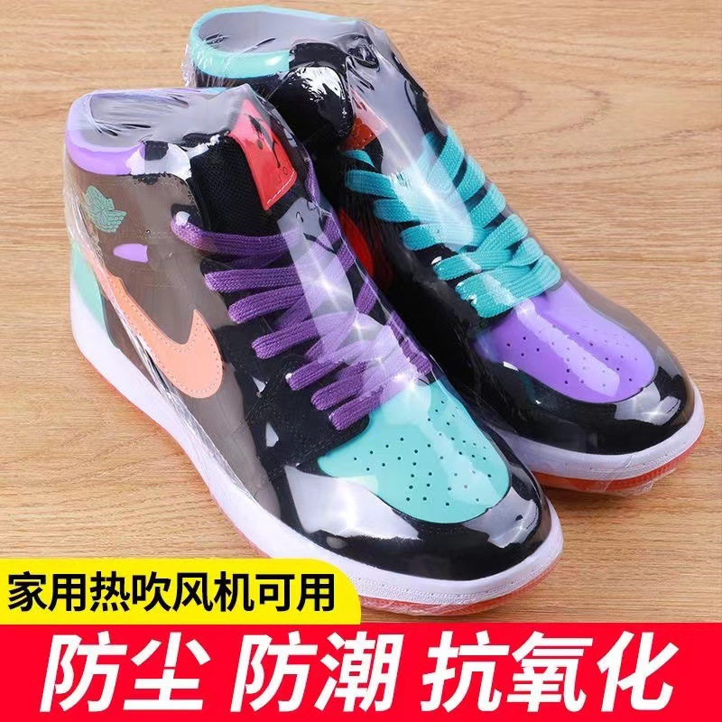 Поставка с завода ПВХ термоусадочная пленка теперь прозрачная бесцветная термоусадочная пленка для обуви пылезащитная пластиковая пленка для обуви