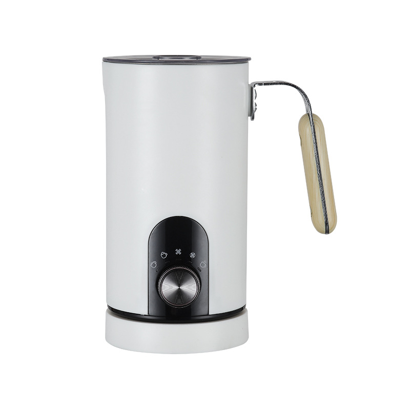 Cross-Border Hot Milk Frother New Milk Frother Household Hot and Cold Milk Frother Heated Electric Milk Frother