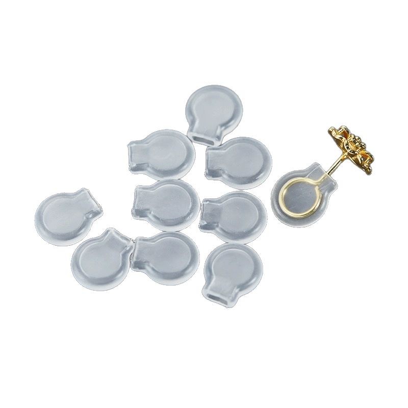 Support hook ear plug gold hook ear plug holder non-slip cushion non-hook hair silicone plastic ear clip