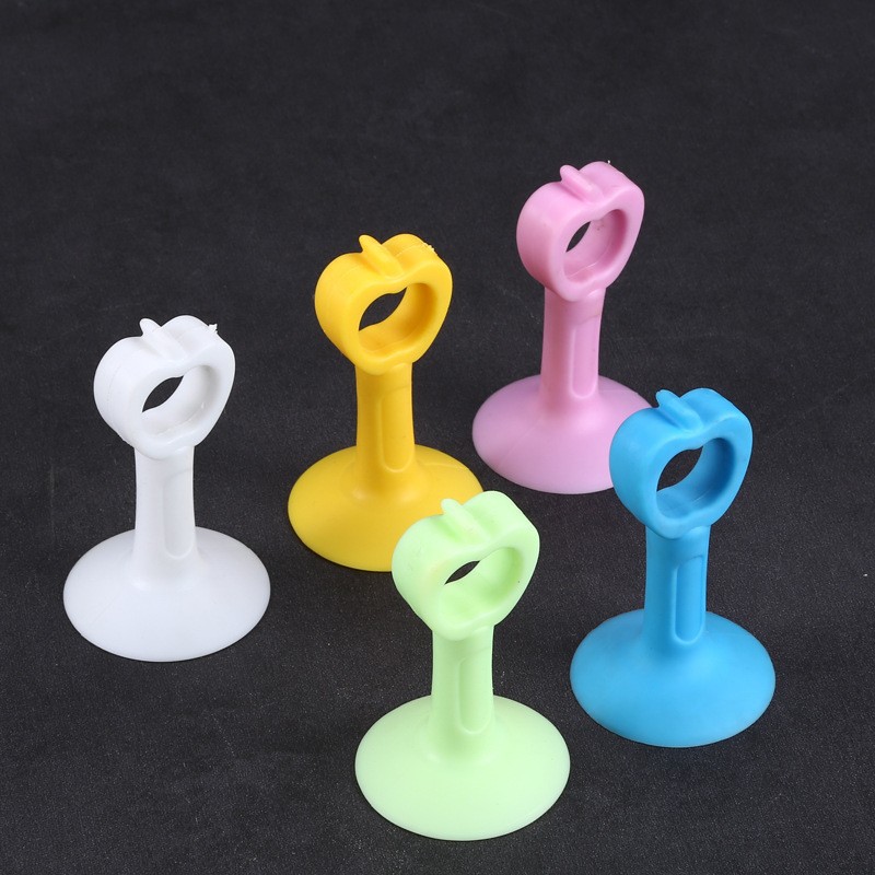 Silicone door suction punch-free anti-collision pad cushion plastic rubber door touch bathroom door top handle door stop wholesale