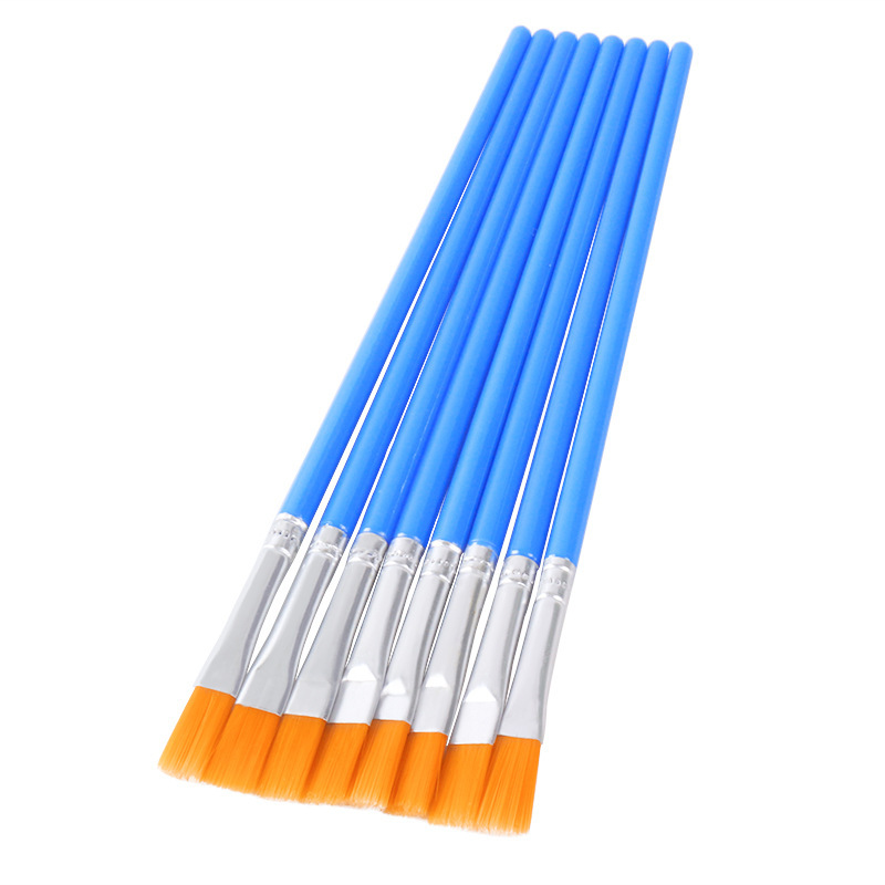 Factory Direct 12.5cm watercolor gouache painting pen children hand painted graffiti kite nylon hair brush wholesale