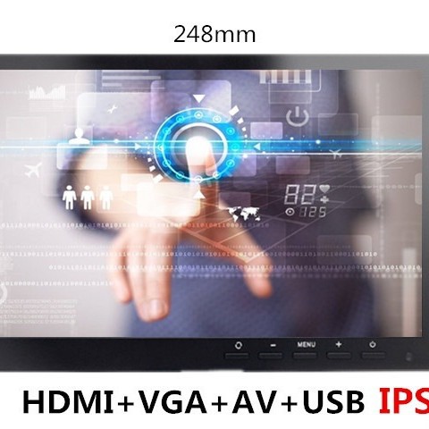 Small Monitor 7inch Desktop Home HDMI Portable Mini Small Tv Car Screen Computer Screen High-Definition Monitor
