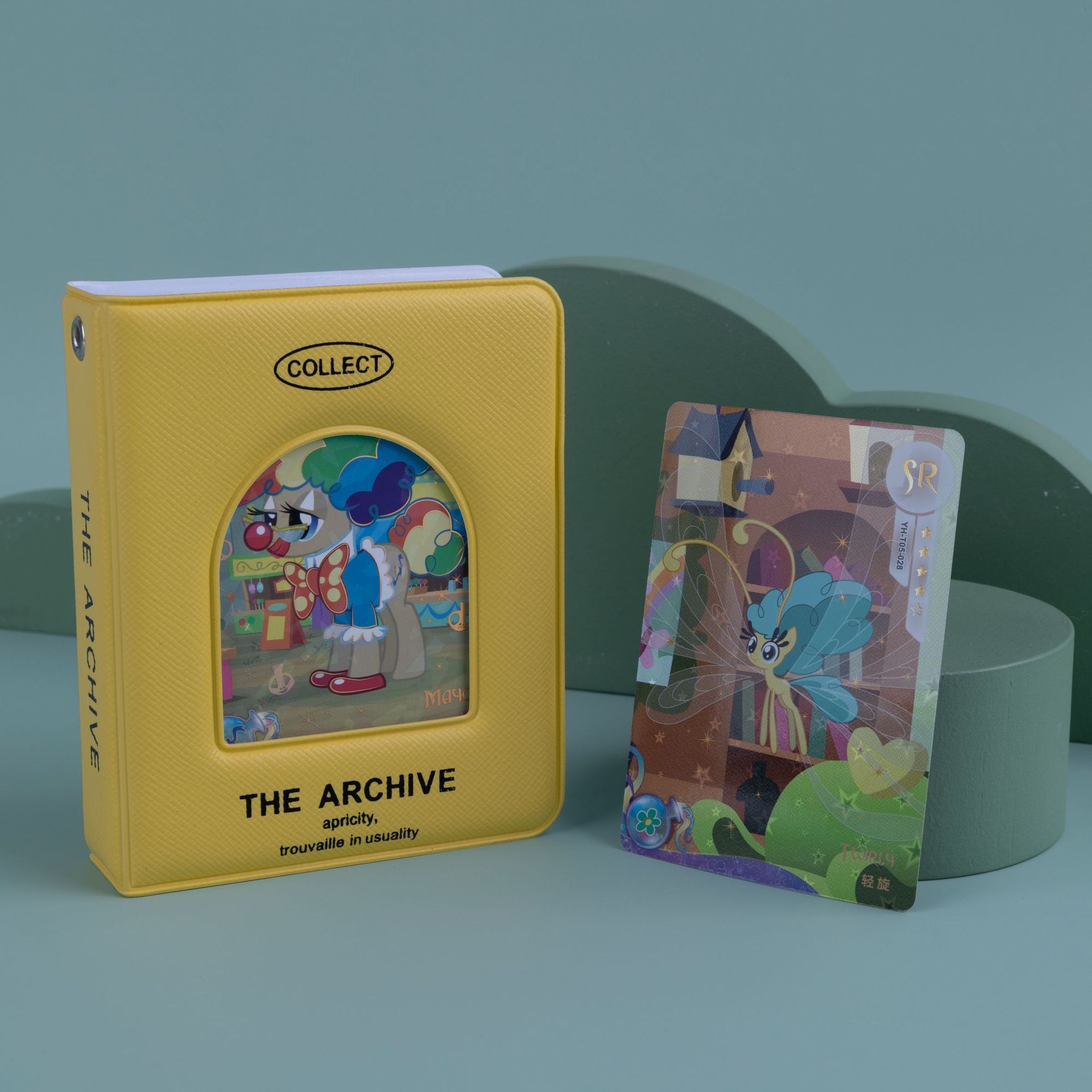 Pony Polaroid One Palace Card Book Solid Color Storage Album Card Window Hollow Mini Polaroid Album One Palace