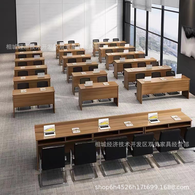 Modern Simple Long Table Table Panel Paint-free Panel Conference Table Double Three Person School Training Table Rostrum Table
