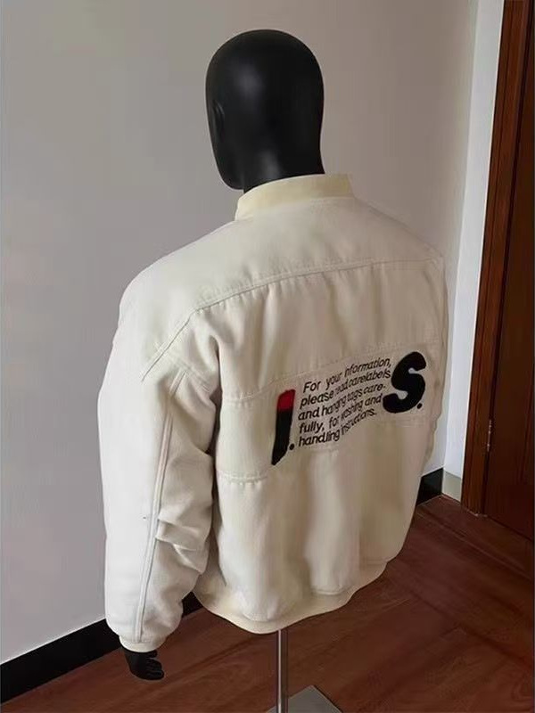 Cross-Border High Street Embroidered Baseball Jacket Men's Functional Style Loose Trendy Vintage Design Jacket