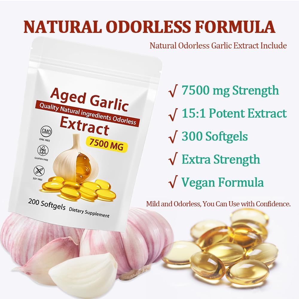 Customized Garlic Softgels Amazon Best Selling Garlic Softgels Tasteless Garlic Extract Softgels