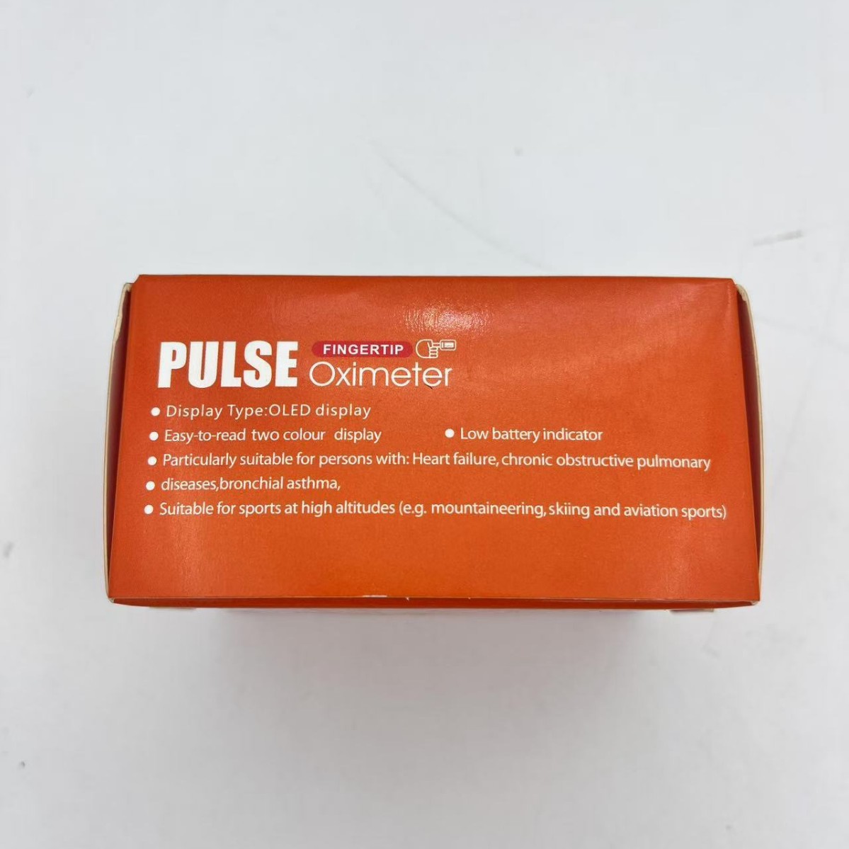 Cross-border Finger Clip Pulse Oximetry Sleep Monitoring Heart Rate Oximeter (English Package)