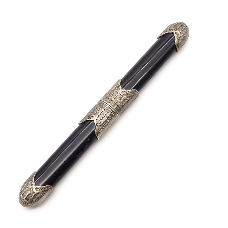 Factory Direct Sales Small Double Sword Metal Craft Sword Iron Sword Sword Town House Sword Unedged Wholesale