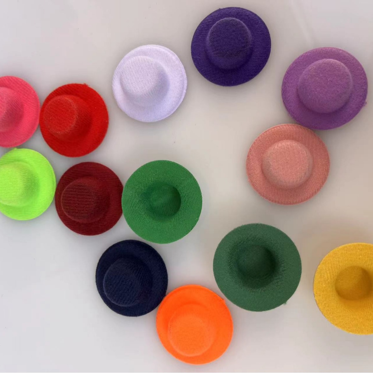 DIY handmade accessories bare cap light hat embryo small hat wholesale hair accessories headdress small hat 4cm round hat