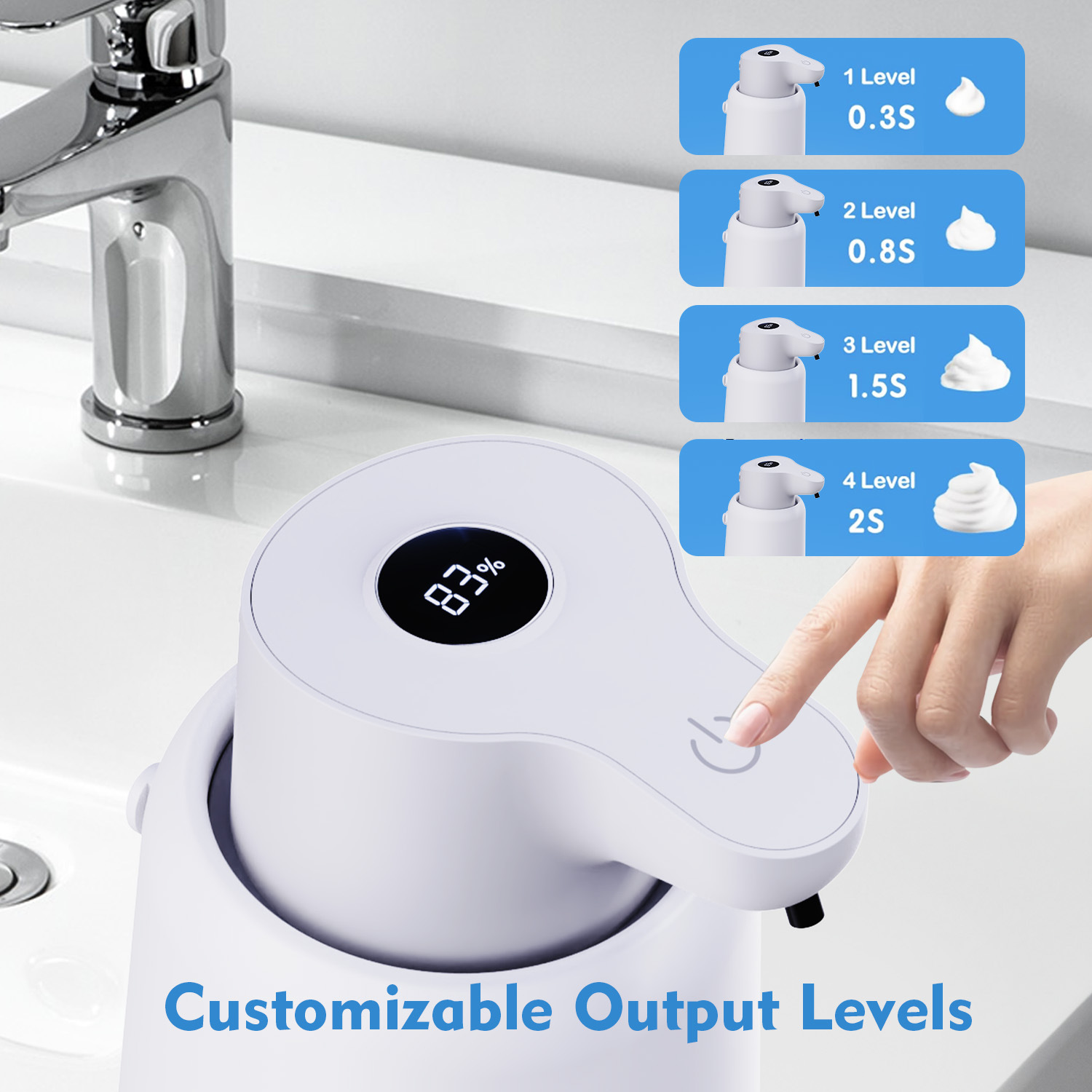 Hot Selling Smart Sensor Mobile Phone Washing Smart Sensor Soap Dispenser Desktop Wall Hanging