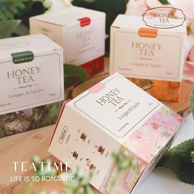 Подарок-сопровождение, чай HONEY, свадебный подарок для подружки невесты, маленький подарок, подарочная коробка, ароматизированный чай, чай для здоровья