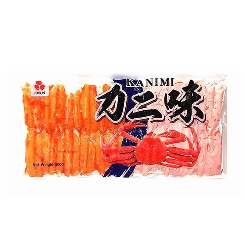 Thailand Imported Jiwenli Erwei 500g Crab Sticks Japanese Sushi Special Jiwen Crab Sticks Hot Pot Ready-To-Eat