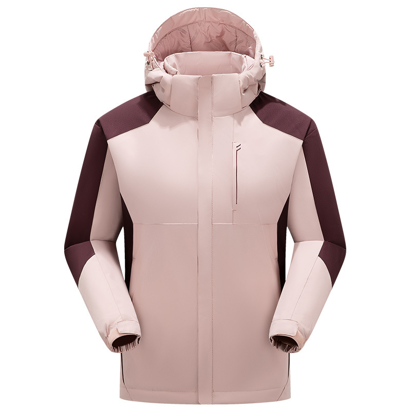 Wholesale 2025 New Couple Heating Graphene Integrated Cotton Outdoor Plus Cotton Warm 2 Cotton Large Size Cotton Coat Entity