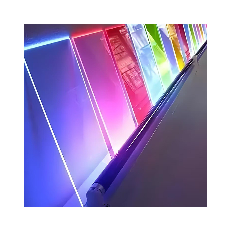 Diffusion plate light guide plate reflective paper three-piece finished lamp bar hotel colorful control light guide plate ceiling lamp
