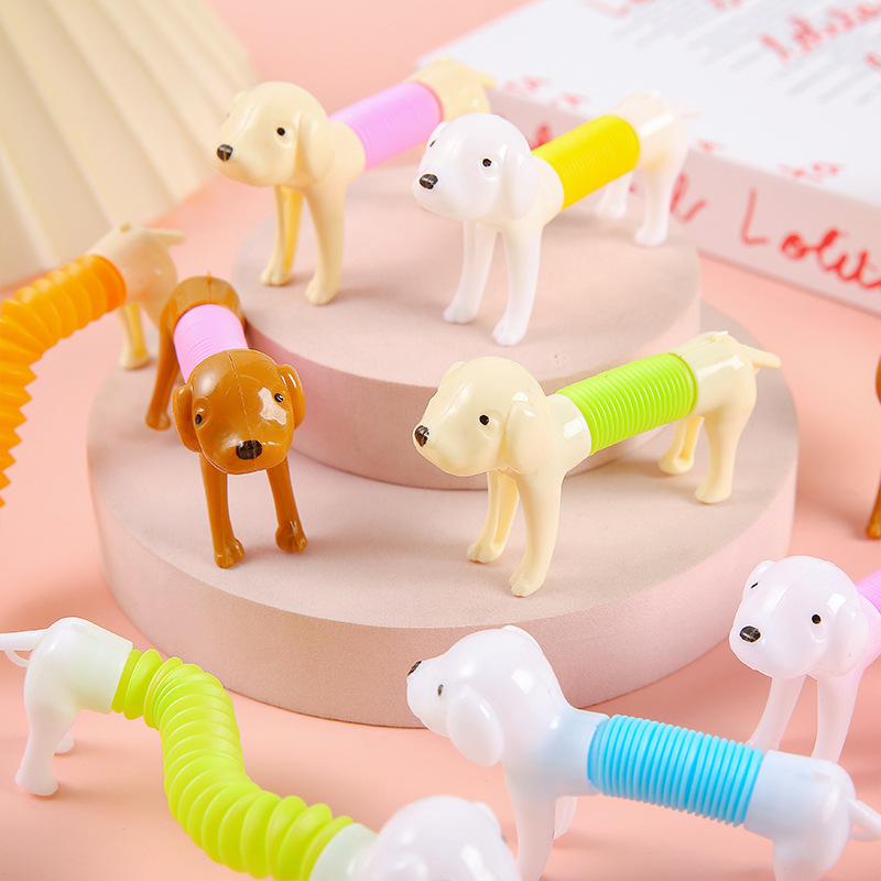 Decompression Telescopic Dog Stretching Versatile Puppy Decompression Toy Student Reward Small Gift Children's Small Toys Wholesale