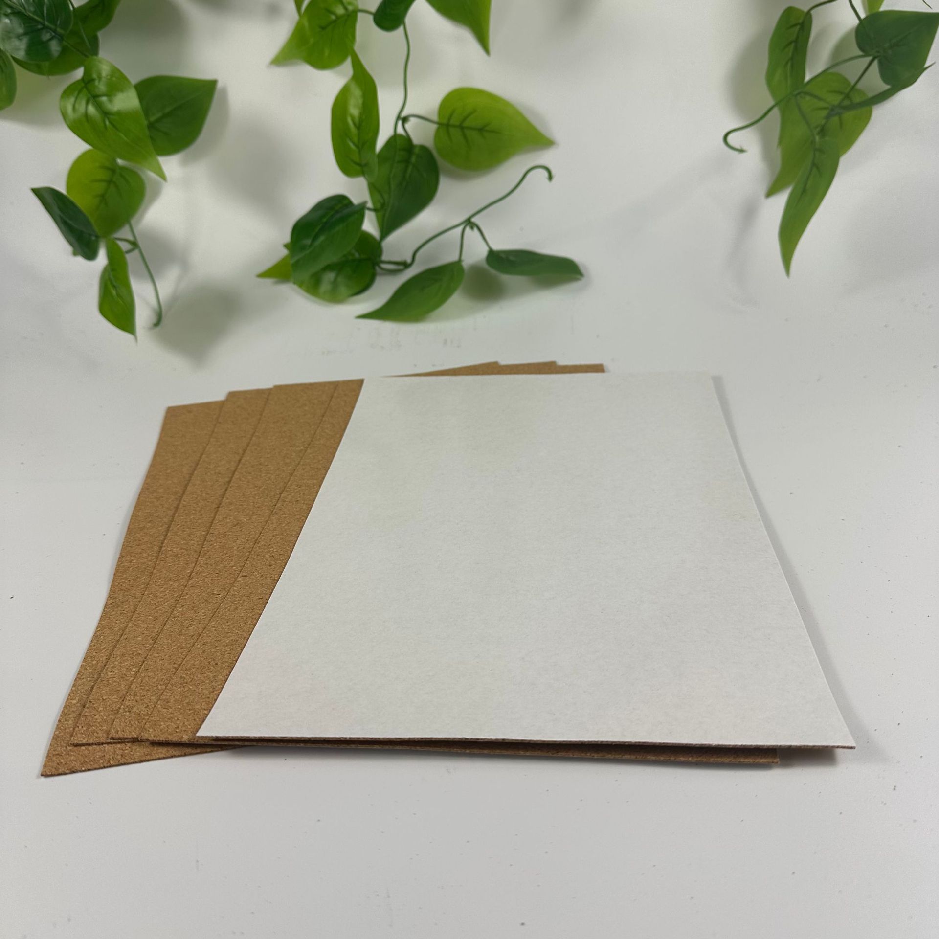 A4 Paper Cork Board 123mm Thick Cuttable Water Pine Board Handmade DIY Creative Cork Roll with Self-Adhesive Backing