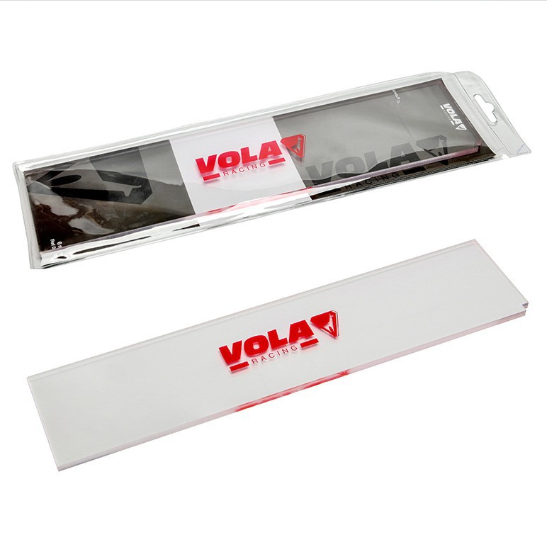 VOLA skis maintenance wax scraping board veneer double board waxing and wax removal metal scraper snow board bottom professional scraper