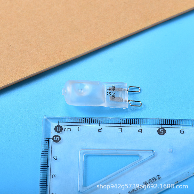 Factory supply warm light G9 quartz halogen lamp bead, oven bulb, halogen bulb transparent halogen lamp