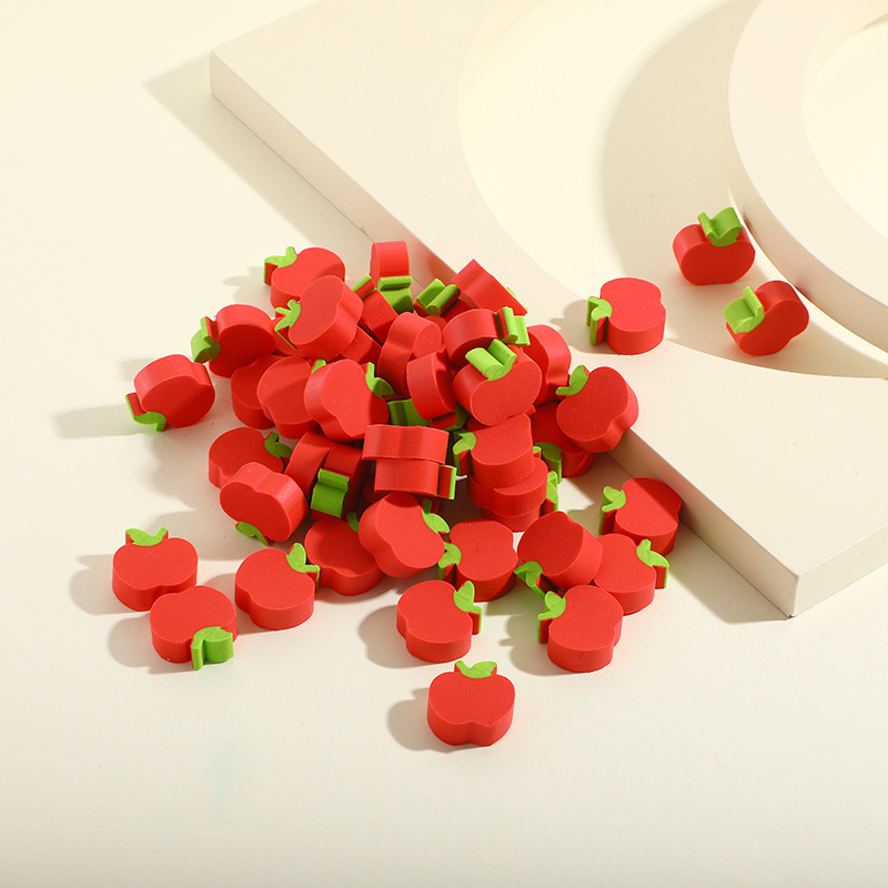 Fruit eraser Children's Day gift Apple eraser cute non-marking eraser cross-border school supplies wholesale