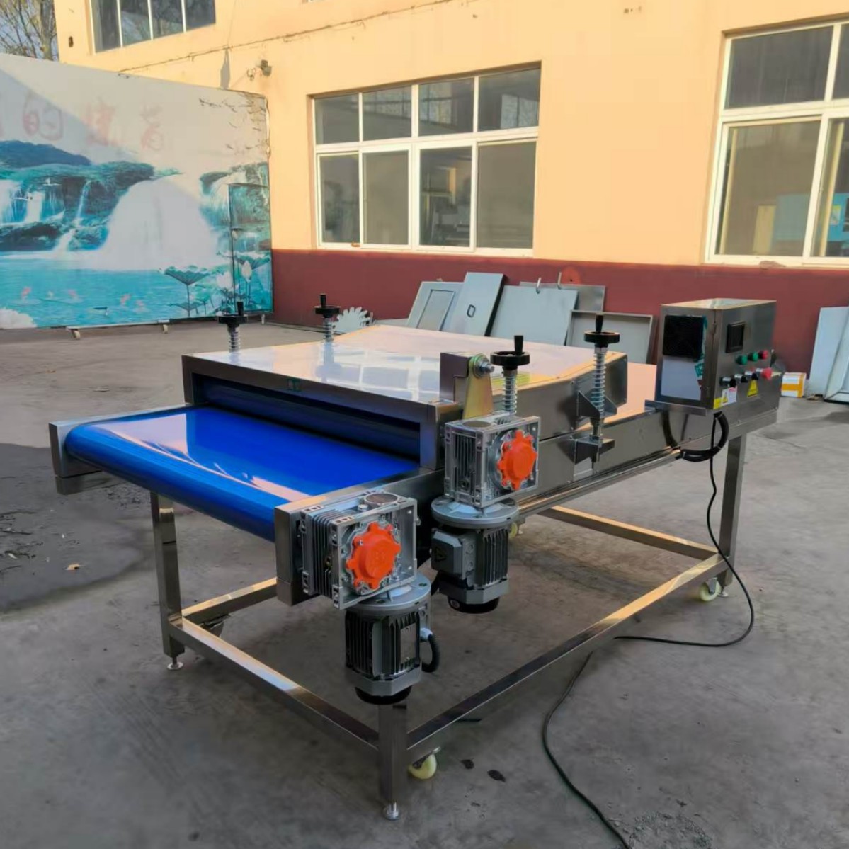 Vacuum Packaging Bag Snack Food Flattening Machine Fully Automatic Large Sauce Hot Pot Material Shaping Machine Cushion Leveling Machine