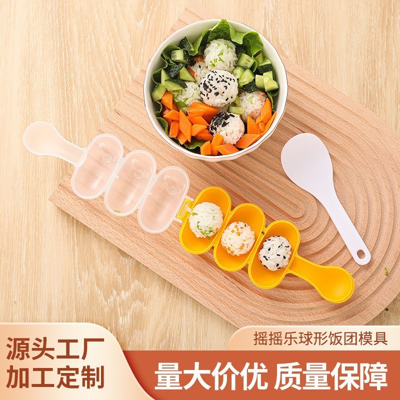 Инструменты для выпечки из пищевого пластика форма для рисовых шариков мультяшная форма для детей