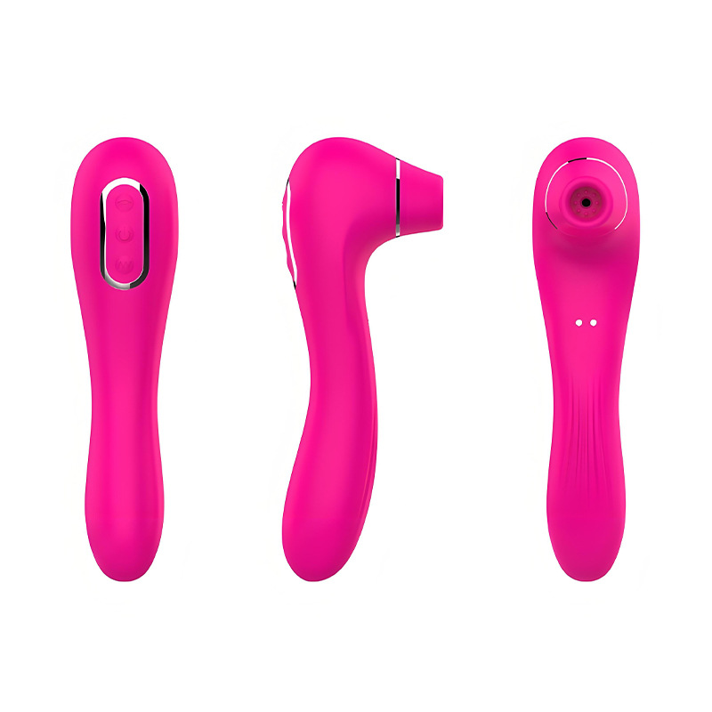 Cross-Border New Product Teasing Instant Orgasm Female Masturbation Device Vaginal Suction Strong Vibration Massage Stick Magnetic Charging Honey Bean Sex Toy