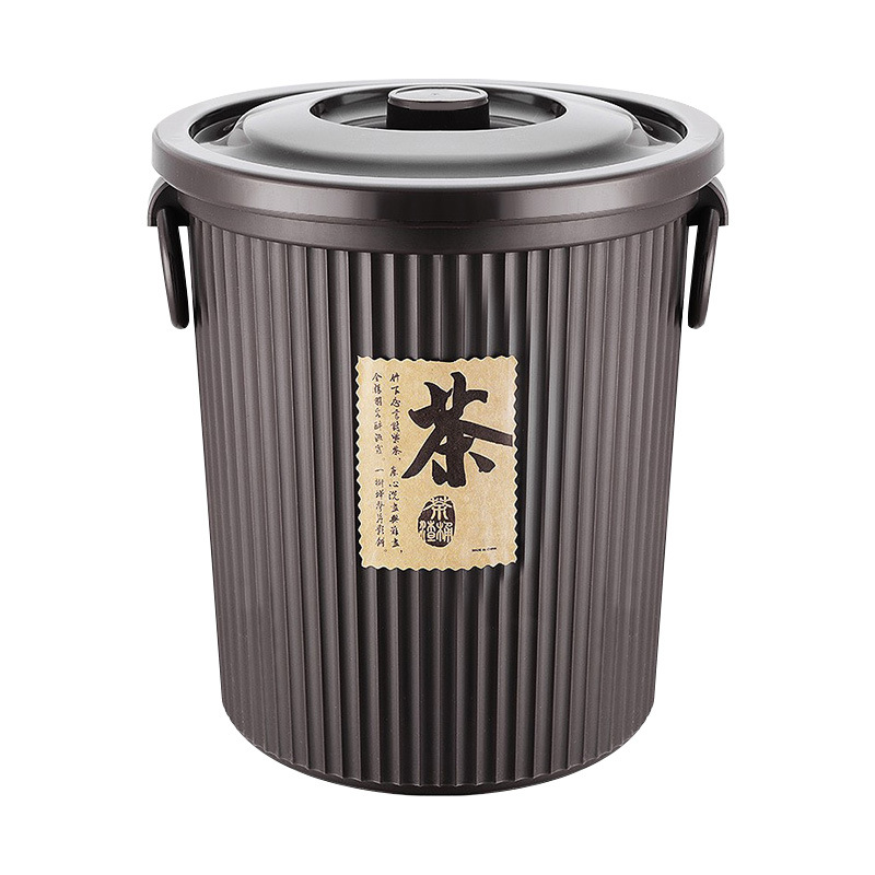 Household Large Capacity Tea Dregs Bucket Tea Dry and Wet Separation Tea Dregs Waste Bucket Garbage Separation Kung Fu Tea Set Tea Bucket