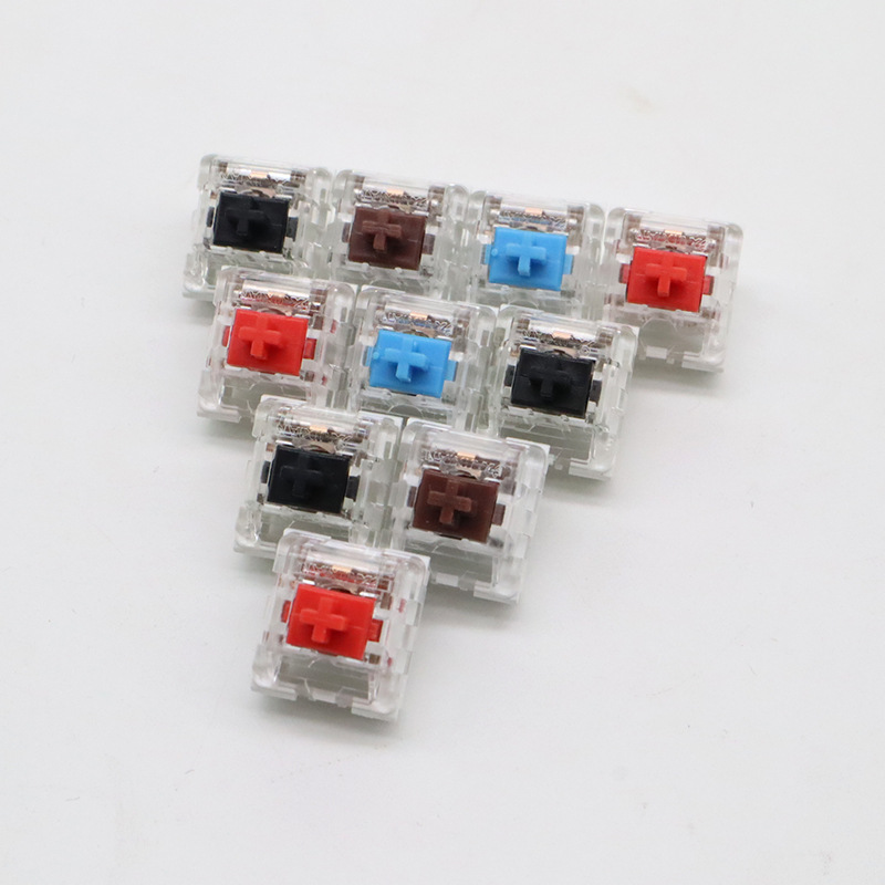 Механический переключатель клавиатуры, параграфный, линейный, универсальный, корпус Jixian 3PIN3, DIY, индивидуальные зеленый, красный, чайный, черный