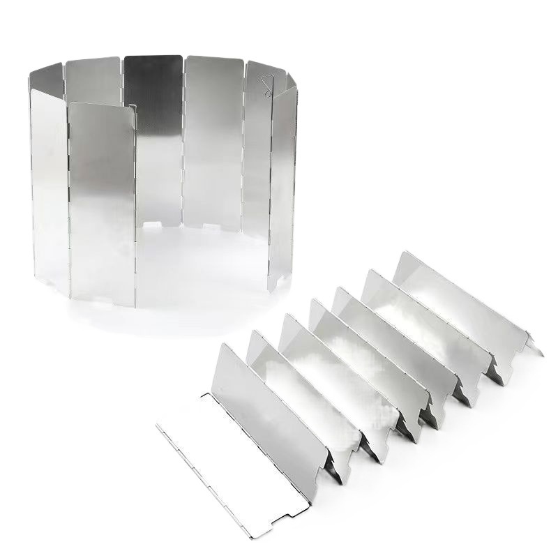 Outdoor Cassette Stove Windshield Gas Stove Stove Head Stove Windshield Gas Stove Windshield Picnic Camping Style Baffle