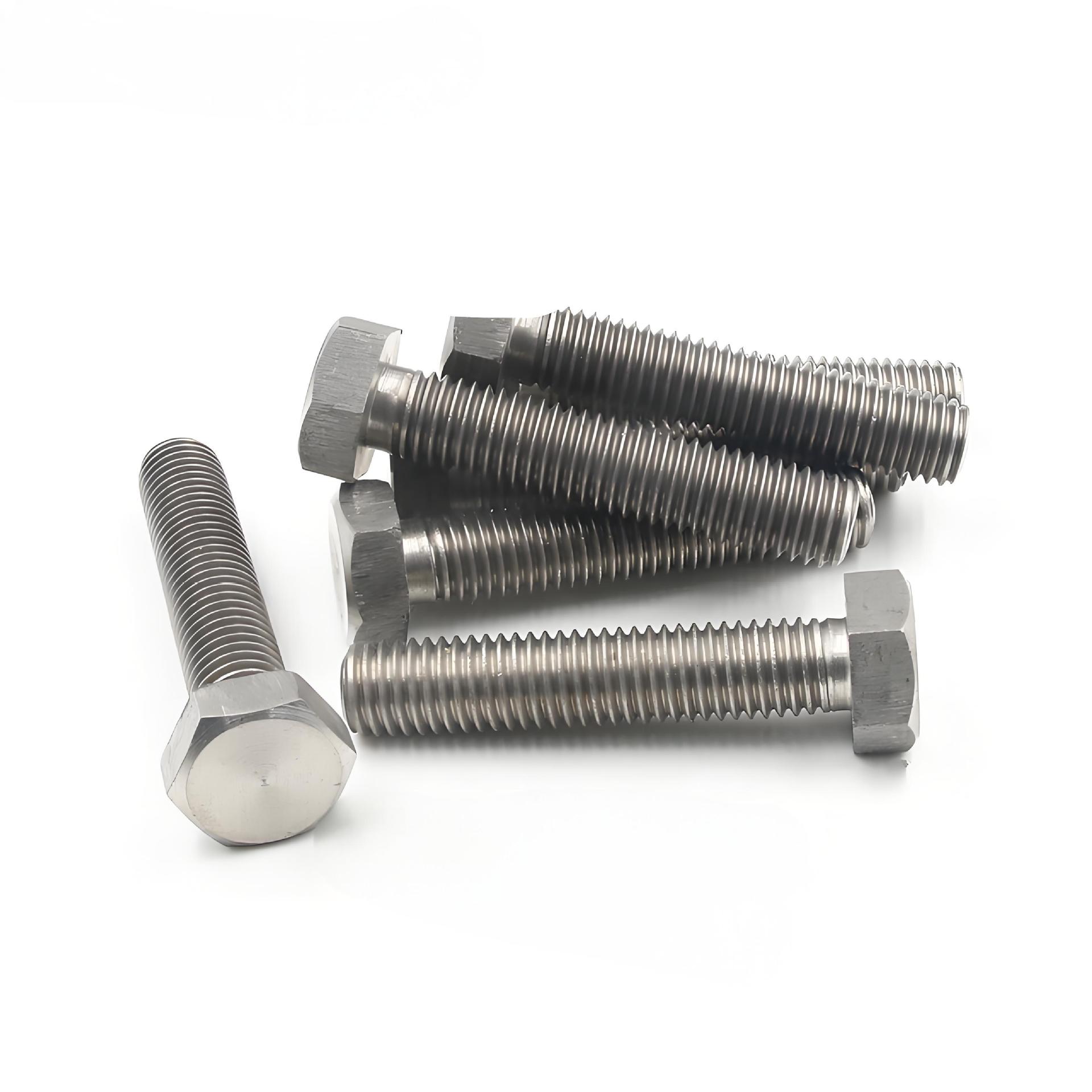 in stock Wholesale Titanium Bolt TA2TC4 Titanium Outer Hexagon Screw Titanium Gasket Titanium Alloy Inner Hexagon Bolt M3-M24