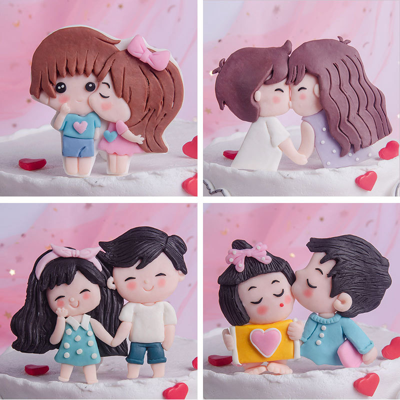 Cake Decoration Graduation Season Boys and Girls Ornaments Kidsren's Lollipop Series Plug-In Cake Decoration Accessories Ornaments