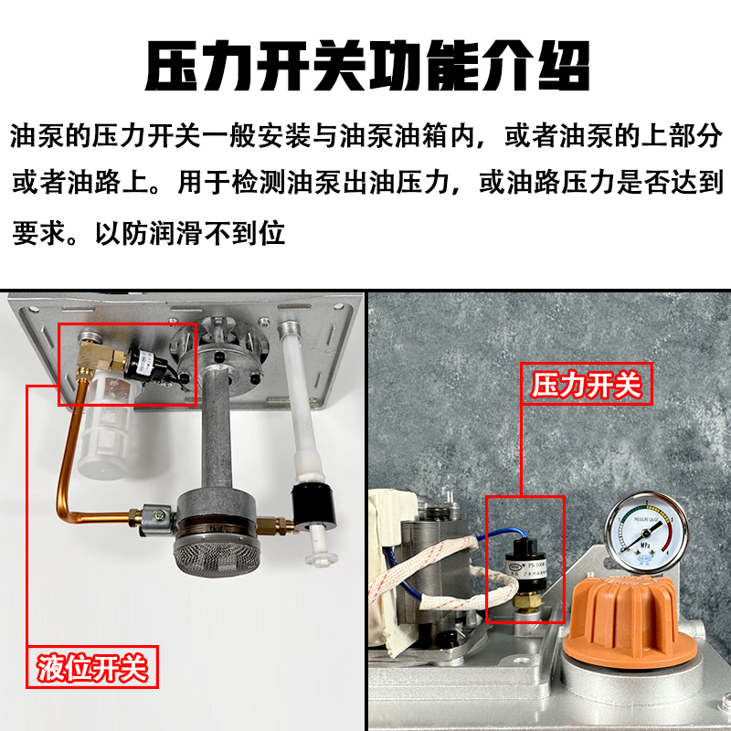 River Valley Electric Lubricant Pump Pressure Switch Sensor Ps-1008 Proton Pressure Detection Switch Controller