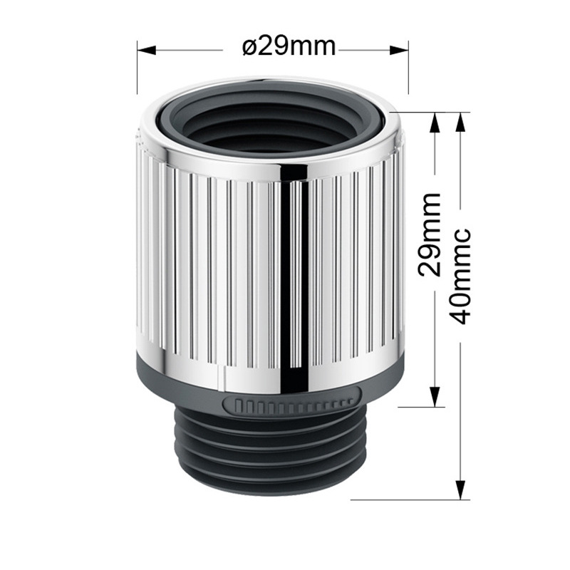 Handheld shower flow regulator bathroom accessories shower flow valve nozzle water pressure control valve