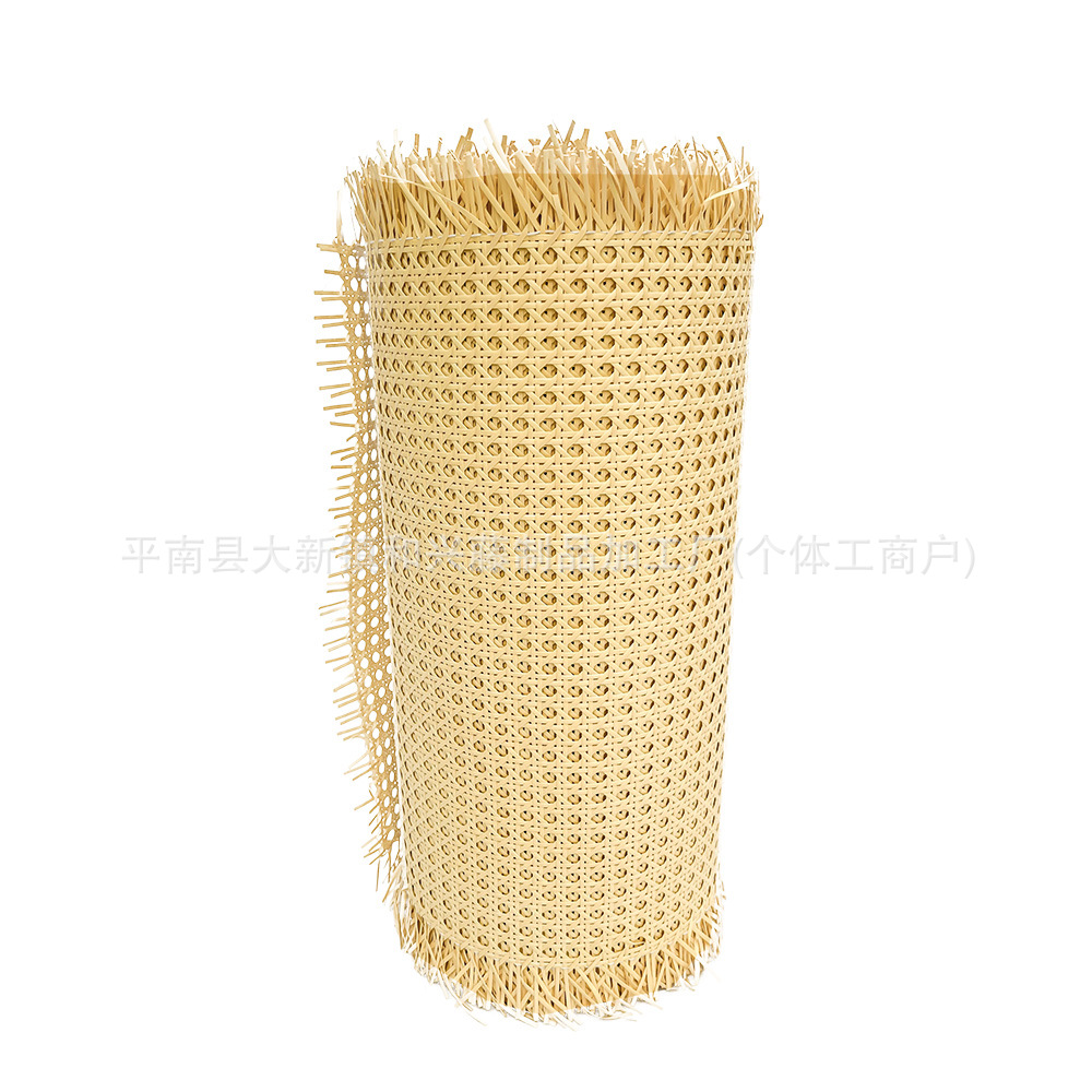 Factory Direct Supply of Imitation Natural Rattan Weaving Material, Imitation Rattan Hexagonal and Octagonal Decorative Cabinet Doors, Ceiling and Wall Handmade Rattan Weaving Material