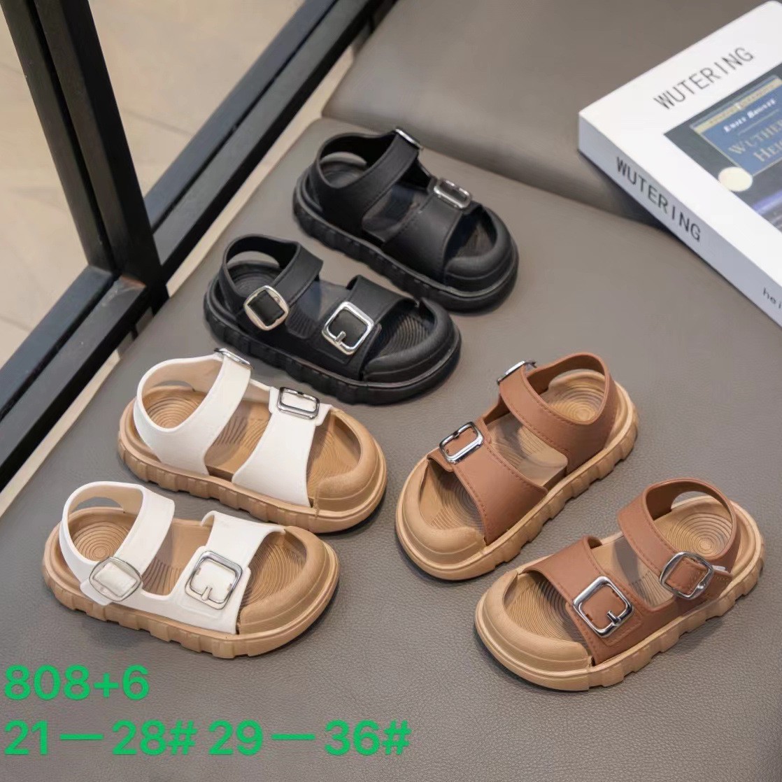 2025 Детские мужские сандалии спортивные повседневные модные летние для мальчиков не скользящие корейский стиль средние и большие детские пляжные обувь