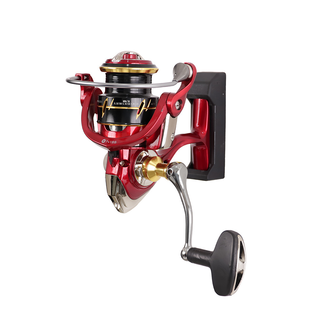 Factory new Luya fishing reel perforated screw fixing bracket universal long water drop wheel spinning wheel display stand