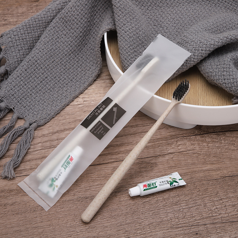 Star hotel disposable toiletries suit B & B hotel disposable toothbrush toothpaste hotel supplies wholesale